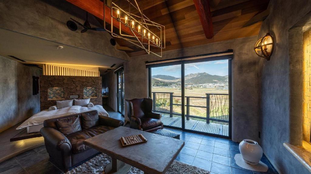 Yufuin Luxury Villa -Zakuro- Bagian luar foto
