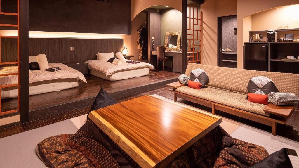 Yufuin Luxury Villa -Zakuro- Bagian luar foto